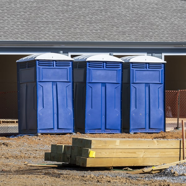 is there a specific order in which to place multiple porta potties in Alamo